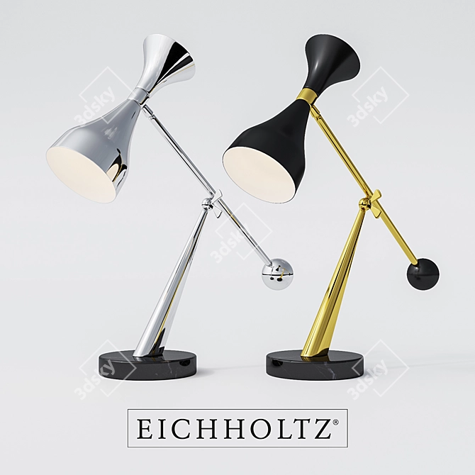 Elegant Eichholtz Cordero Desk Lamp 3D model image 1