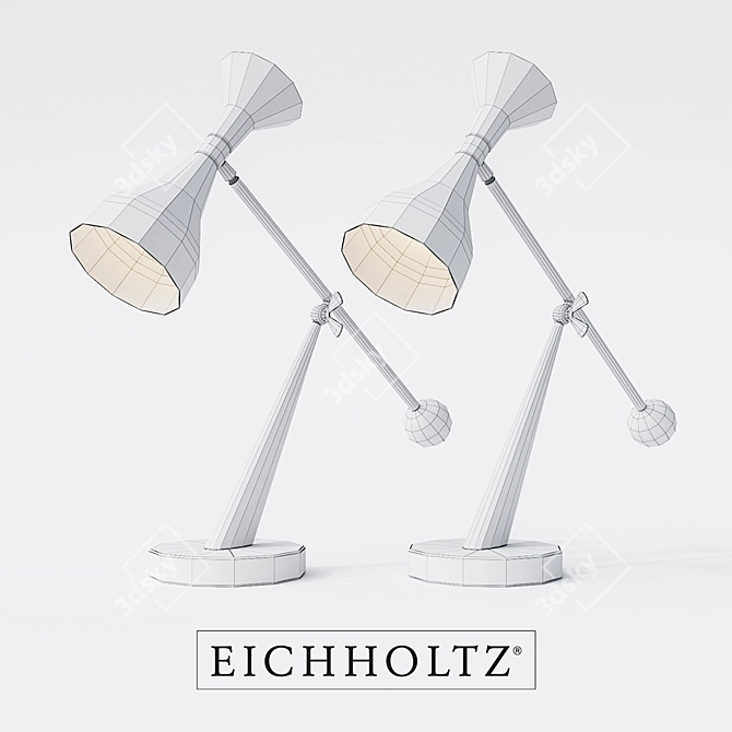 Elegant Eichholtz Cordero Desk Lamp 3D model image 2