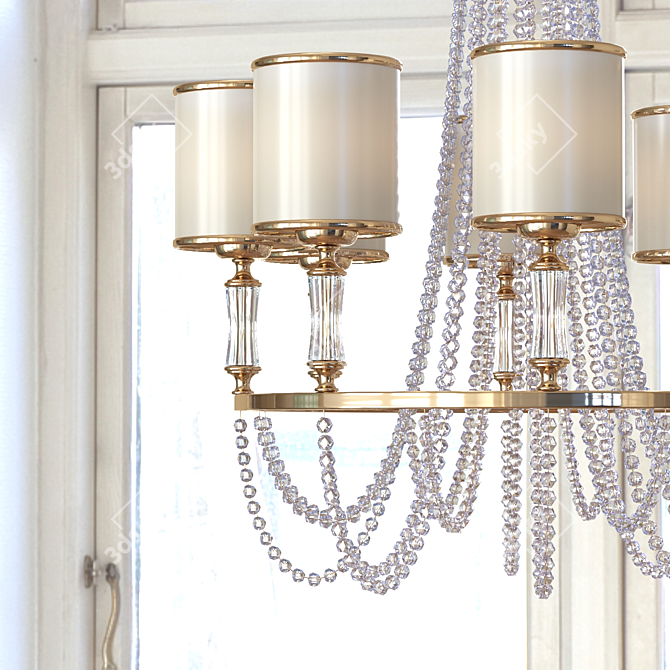 Il Paralume Marina Chandelier 3D model image 2