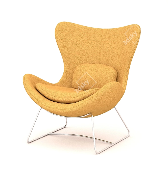 Modern Comfort: Calligaris Lazy Armchair 3D model image 1