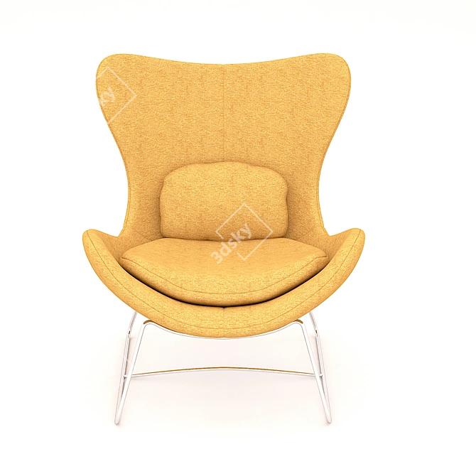 Modern Comfort: Calligaris Lazy Armchair 3D model image 2