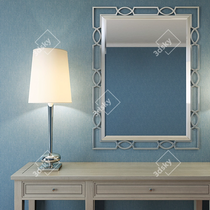 Elegant Bernhardt Criteria Console Set 3D model image 3