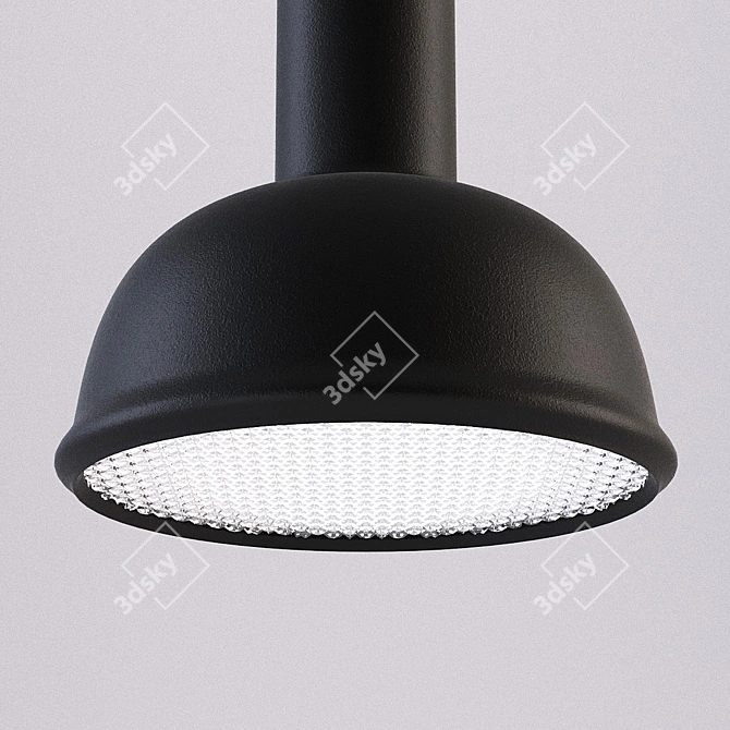 CustomForm Pitcher 15: Sleek Black Lamp 3D model image 3