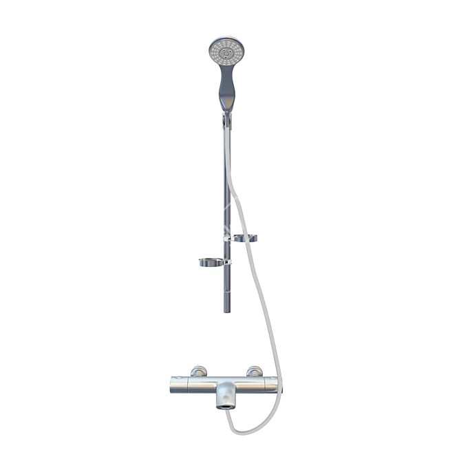 Hansgrohe Air Power Shower: Ultimate Water Bliss 3D model image 2