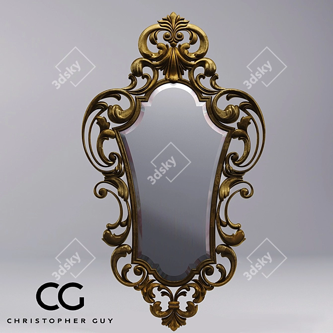 Elegant Christopher Guy Mirror 3D model image 1