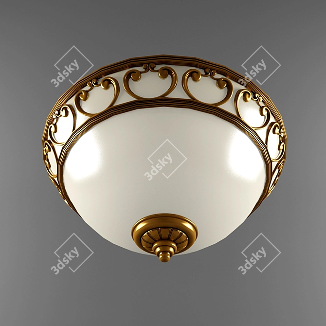 3DMax 2014 Vray Ceiling Light 3D model image 1