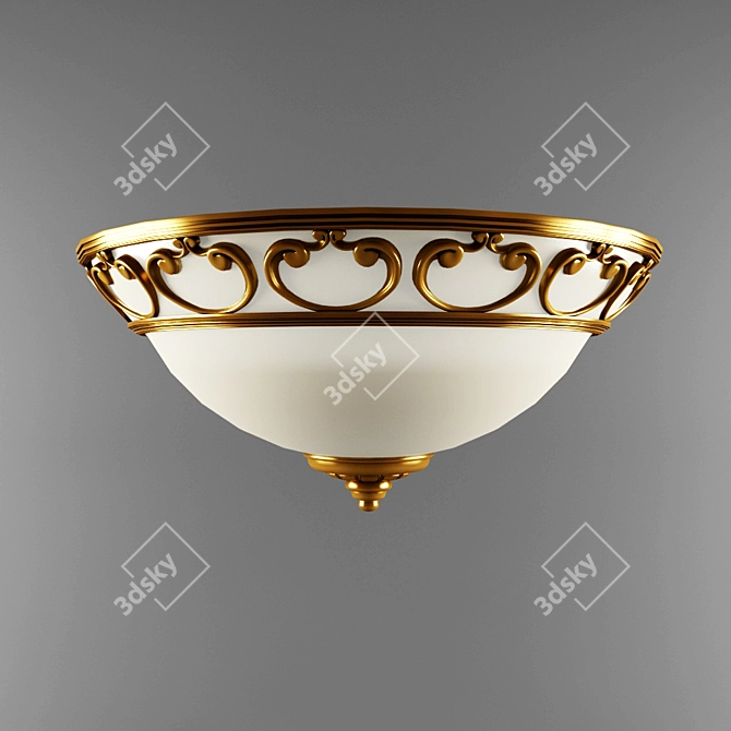 3DMax 2014 Vray Ceiling Light 3D model image 2