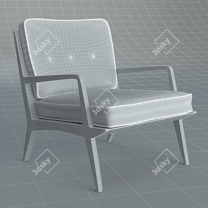 Elegant Carlo de Carli Chairs 3D model image 2