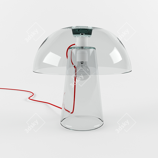 Chantal Floor and Wall Lamp: Effortlessly Elegant Design 3D model image 1
