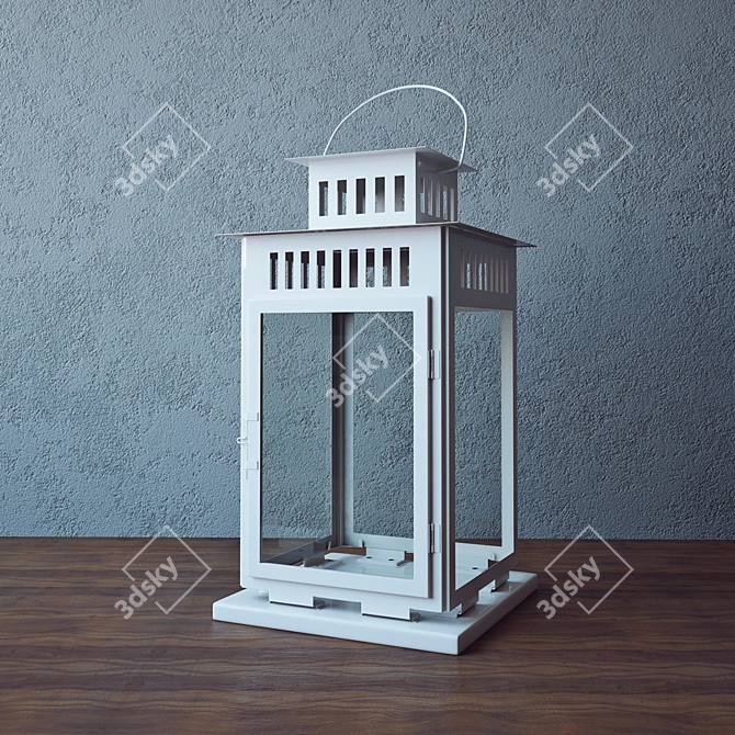 Elegant Borba IKEA Lantern 3D model image 1