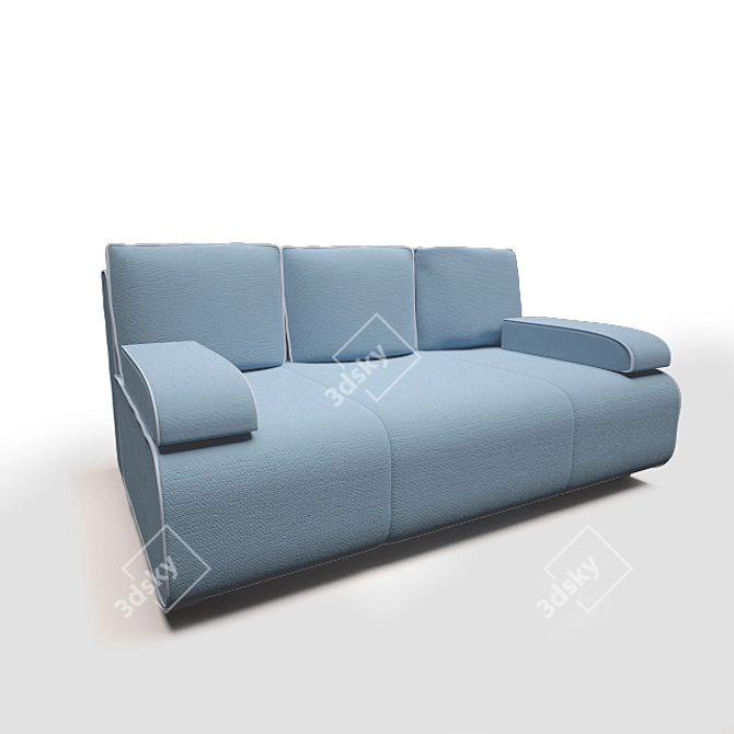 Apollo - Stylish Three-Seater Sofa 3D model image 1