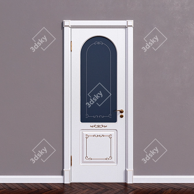 Title: Andreevsky Door Collection: K-72GF, K-74GF, K-80GF 3D model image 2