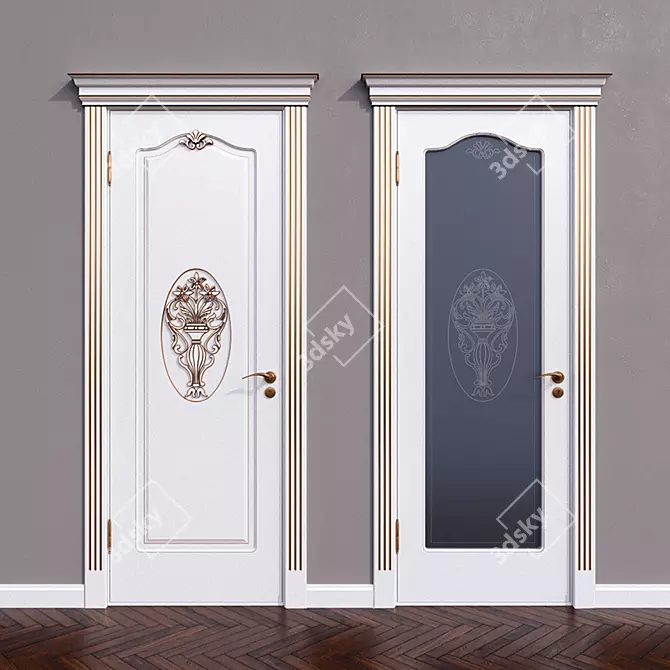 Andreevskie Dveri K-82GB5_K-91GB8: Elegant Door Designs 3D model image 3
