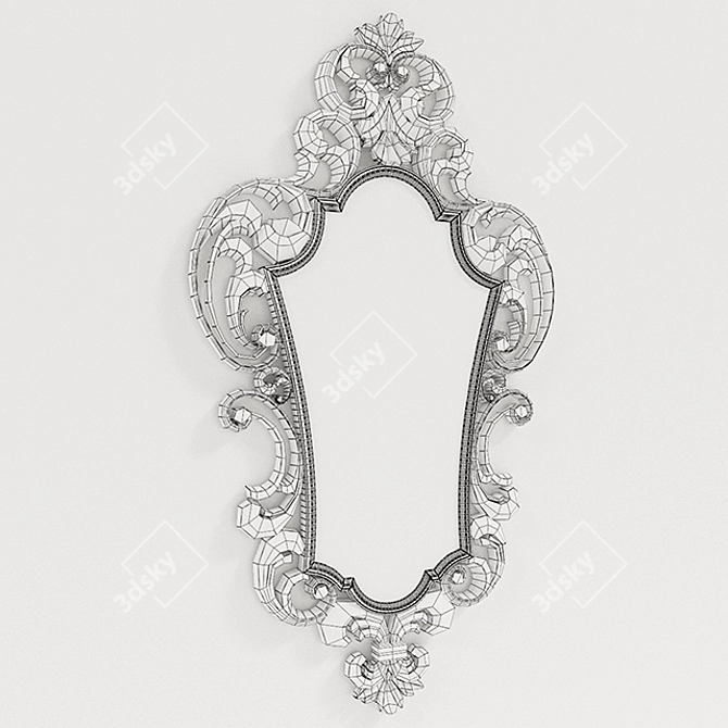 Elegant Reflective Beauty 3D model image 2