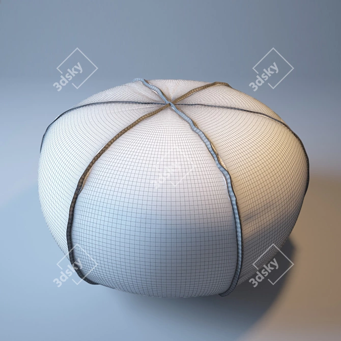 Cosy Clove Poof 3D model image 2