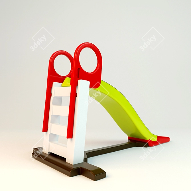 Smoby Children's Slide. Fun and Safe. 3D model image 2