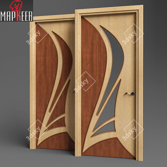 Markeev Russian Modern Doors 3D model image 1