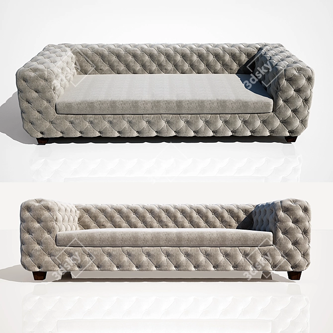 Velvet Desire Sofa - Kare Design 3D model image 1