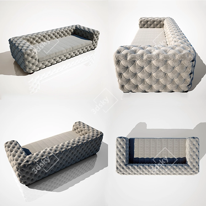 Velvet Desire Sofa - Kare Design 3D model image 2