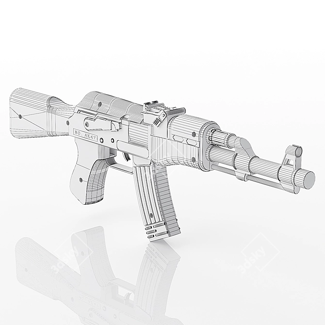 YON SHEN TOYS AK-47: Ultimate Russian Firepower 3D model image 3