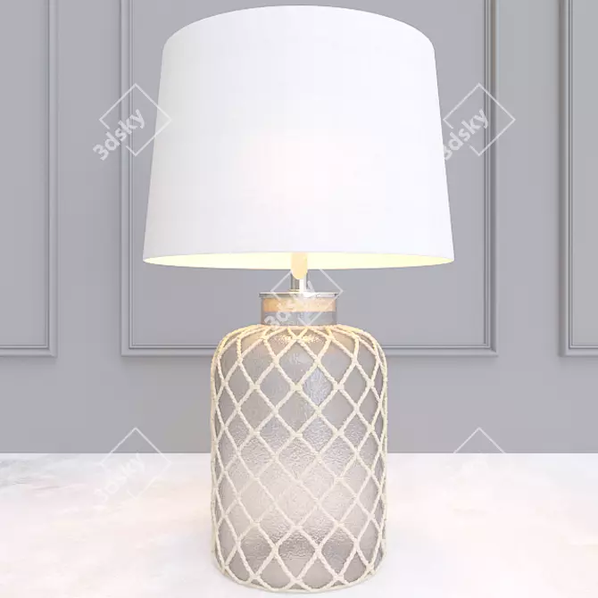 Elegant Desk Lamp 3D model image 1