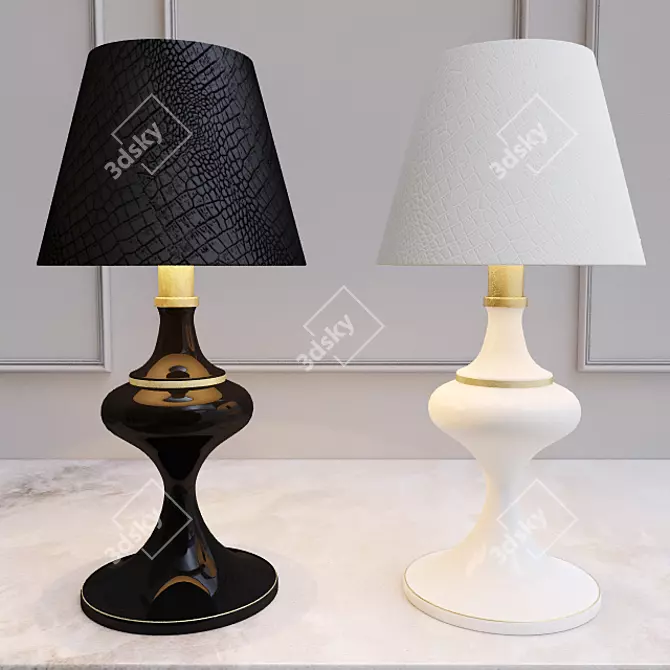 Sleek Illumination Solution: Bli Table Lamp 3D model image 1