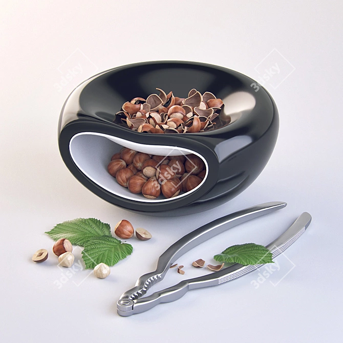 Cheery Nut Bowl 3D model image 1