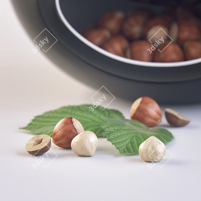 Cheery Nut Bowl 3D model image 2