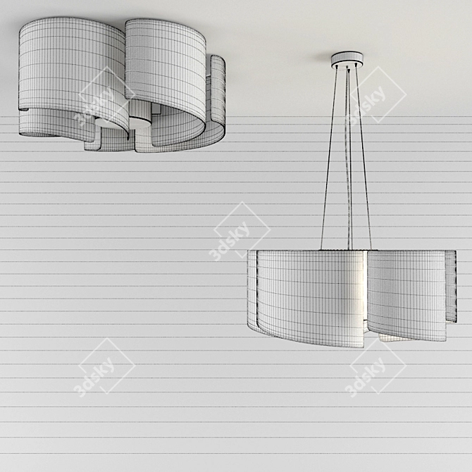 Modern Lightstar Simple Light 811 3D model image 3