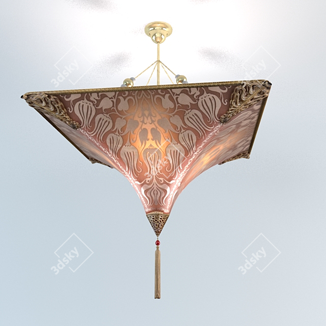 Venice Design Ethnic Chandelier 3D model image 1