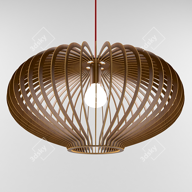 Nordic UFO Pendant Light 3D model image 1