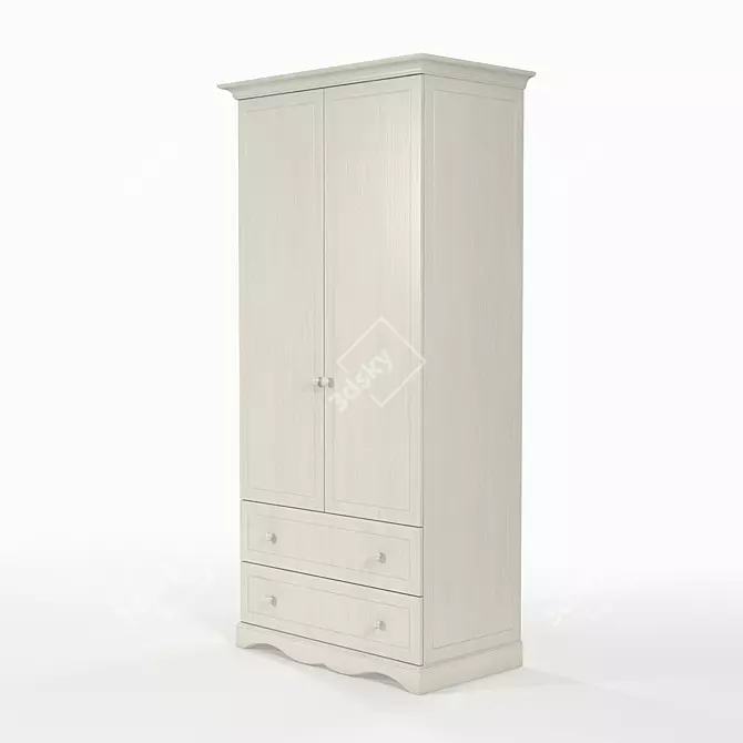 Title: Minimalist OM Ellie Cabinet 3D model image 3