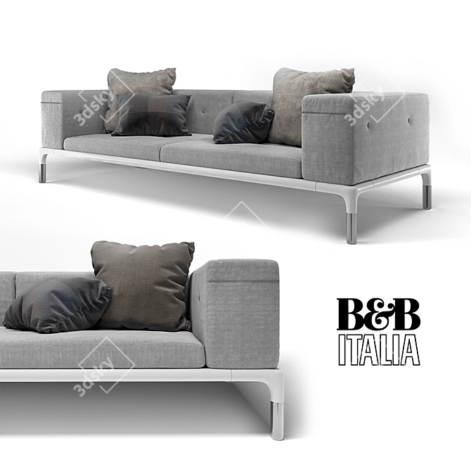 Springtime Sofas: Elegant Comfort for Your Home 3D model image 1