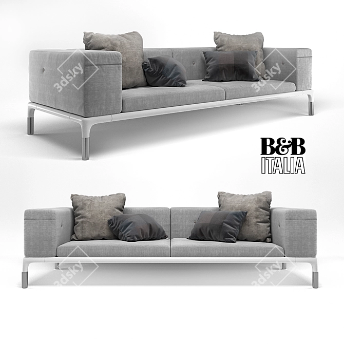 Springtime Sofas: Elegant Comfort for Your Home 3D model image 2