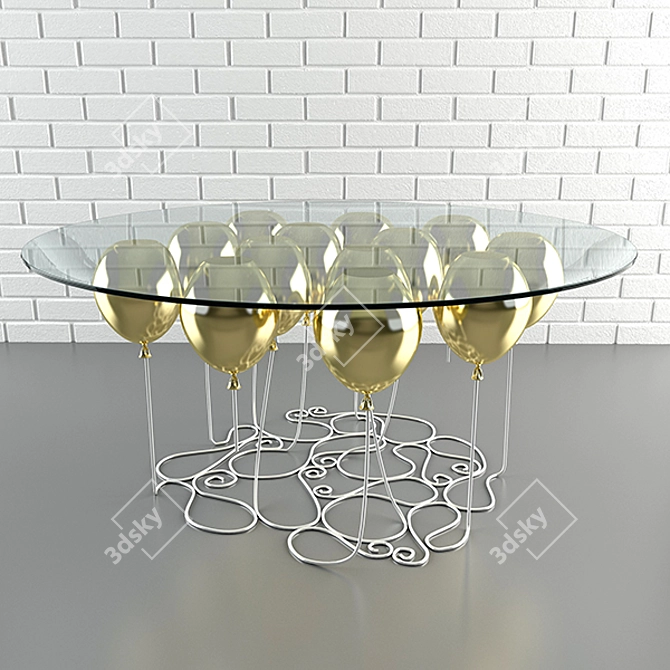 Spherical Coffee Table 3D model image 1