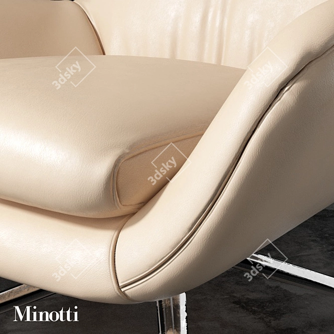 Comfy & Spacious Minotti Jensen 3D model image 2