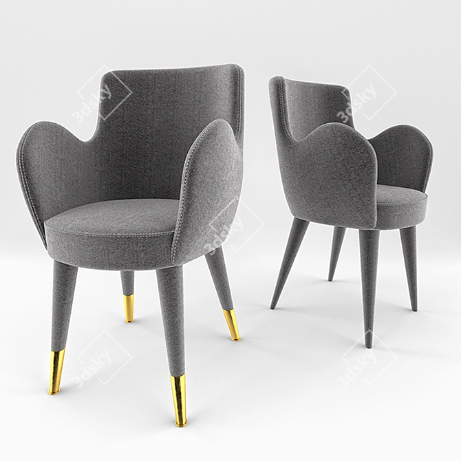 Rumba Chair: Stylish and Versatile 3D model image 1