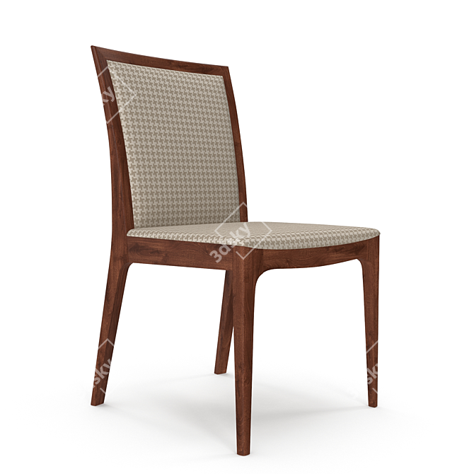 Elegant Munique Chair 3D model image 1