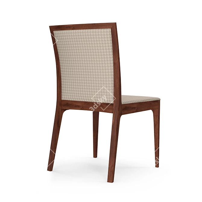 Elegant Munique Chair 3D model image 2