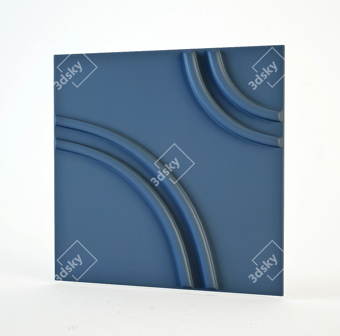 Elevate Your Space with 3D Panels 3D model image 2