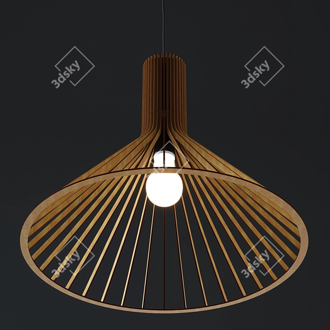 Suzanne Vintage Pendant Light 3D model image 2