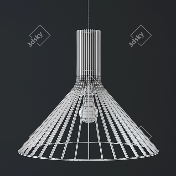 Suzanne Vintage Pendant Light 3D model image 3