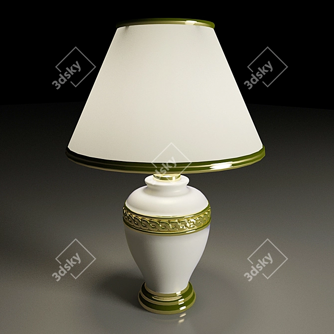 Minimalist Desk Lamp 3D model image 1