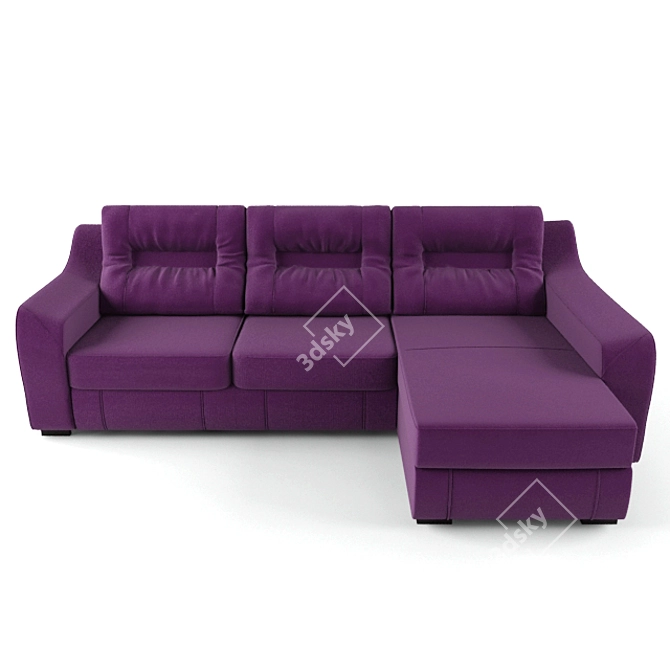 Rois Modular Corner Sofa by Pushe 3D model image 2