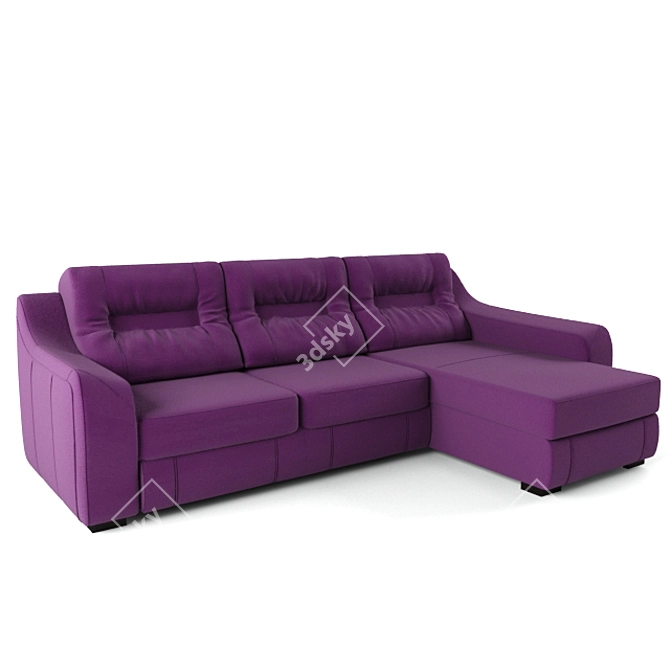 Rois Modular Corner Sofa by Pushe 3D model image 3