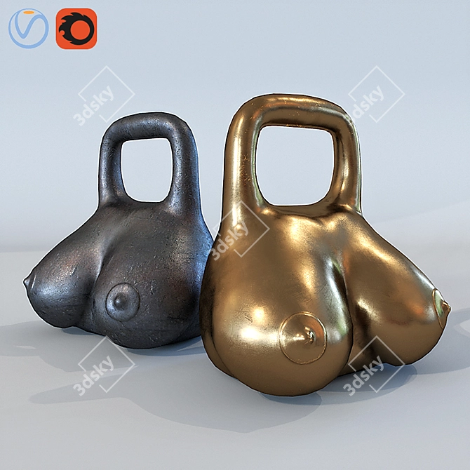 Ultimate Sports Kettlebell 3D model image 1