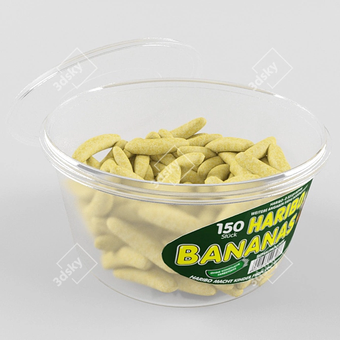 Sweet Banana Bliss Marmalade 3D model image 2