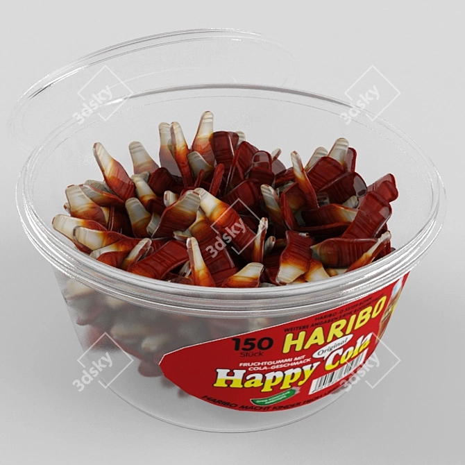 Delicious Marmalade Haribo - Cola & Riesen! 3D model image 1