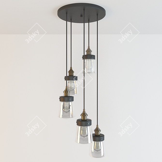 Macauley Chandelier: Elegant and Functional 3D model image 1