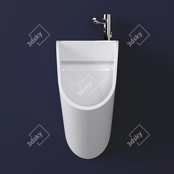 Water-Saving Urinal-Sink Combo 3D model image 3